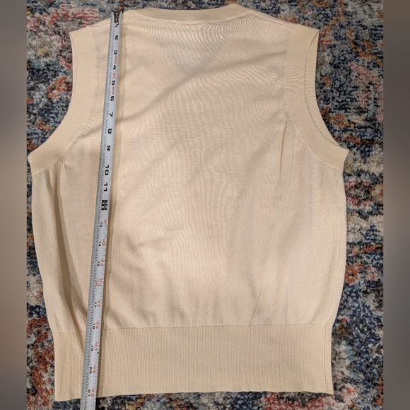 ZARA Plain Knit Sweater Vest Size Small - Picture 5 of 6